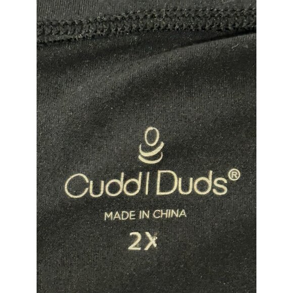 Cuddl Duds Womens 2X Black‎ Skirt With Side Slits Polyester/Spandex Blend - Picture 3 of 7